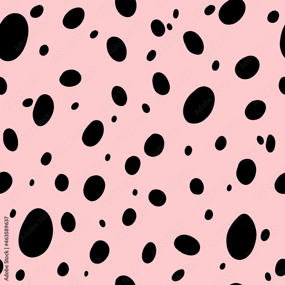 Seamless pattern with confetti on pink background Seamless pattern with confetti on pink background
