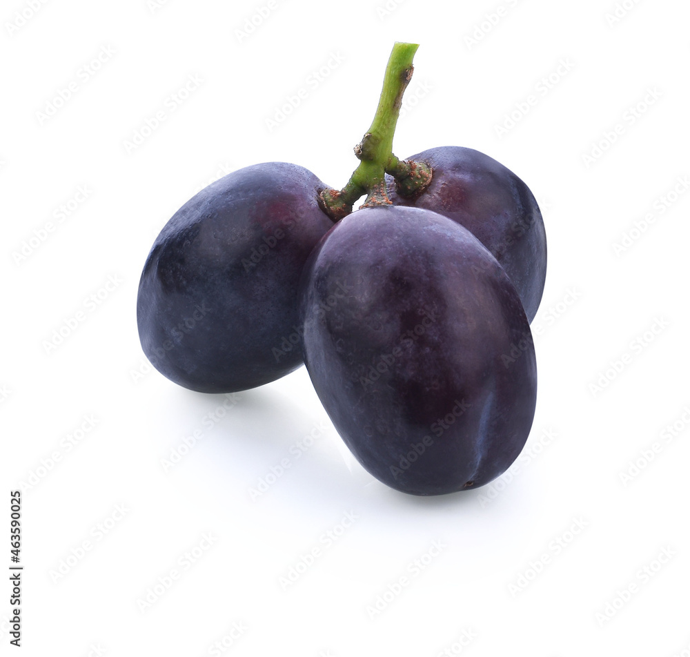 Grapes. Red grape. Grape branch isolated on white. With clipping path. Full depth of field. Grapes. Red grape. Grape branch isolated on white. With clipping path. Full depth of field.