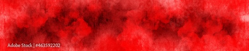 Abstract background painting art with red and black grunge paint brush for presentation, website, halloween poster, wall decoration, or t-shirt design.