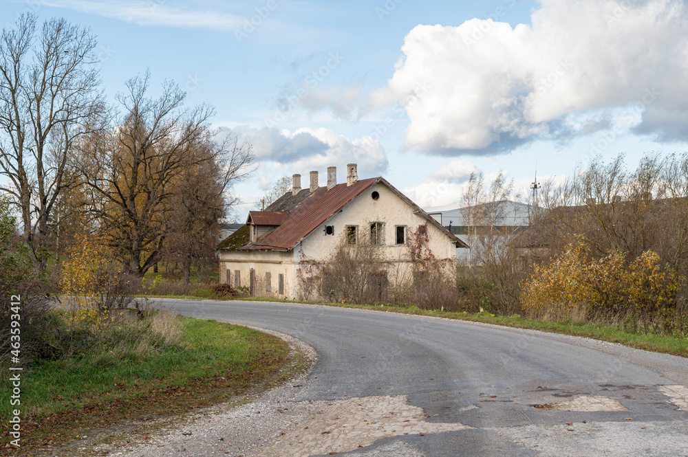 Obraz premium stone barn in estonia