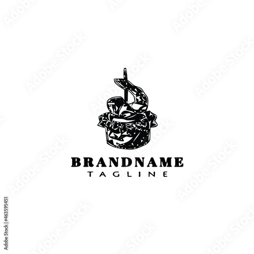 canape logo icon design template black isolated vector illustration
