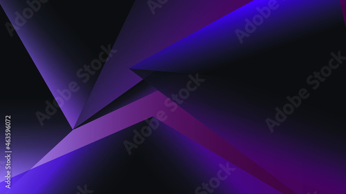 Abstract Red and Bue  Background with Triangles