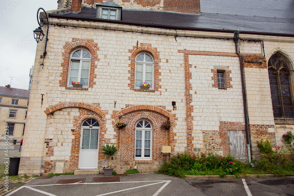 Old townhouse in Montreuil sur Mer, Nord Pas de Calais, France