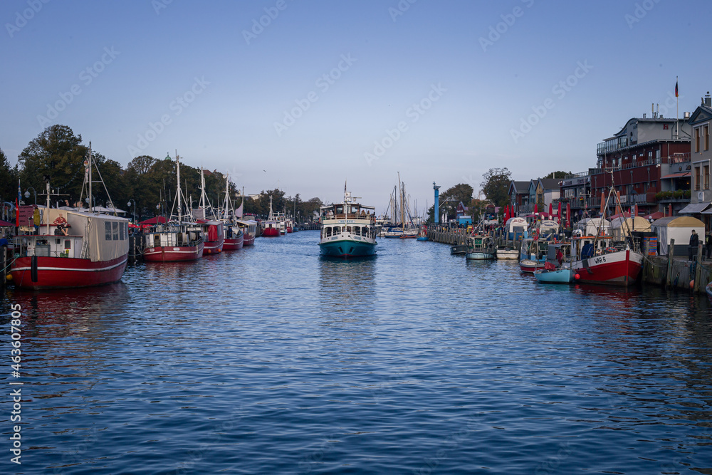 boats in the harbor