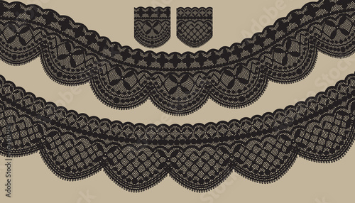 Trim Lace Ribbon. Jacquard Mesh Lace Fabric.