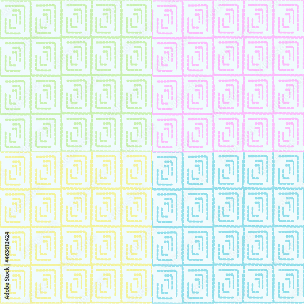 geometric seamless pattern, color geometric pattern, geometric seamless pattern, color geometric pattern,