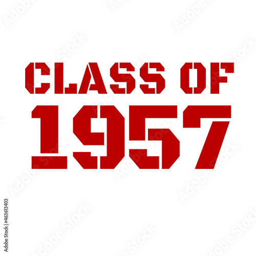 Classic of  1957 All original parts, 1957 birthday typography design