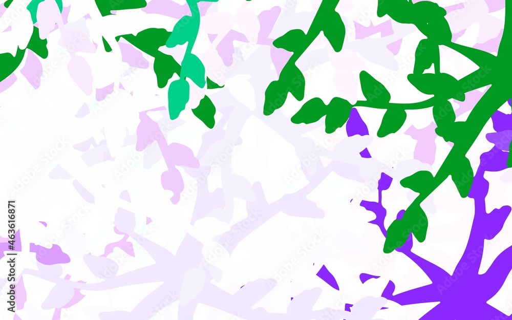 Light Pink, Green vector texture with abstract forms. Light Pink, Green vector texture with abstract forms.