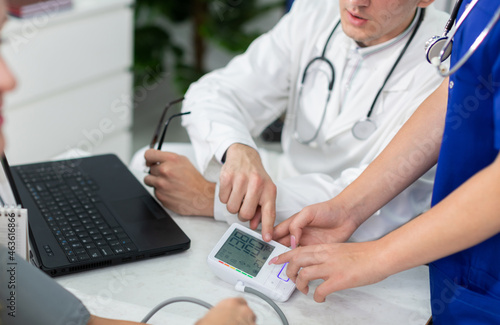 Your doctor discusses your blood pressure results.