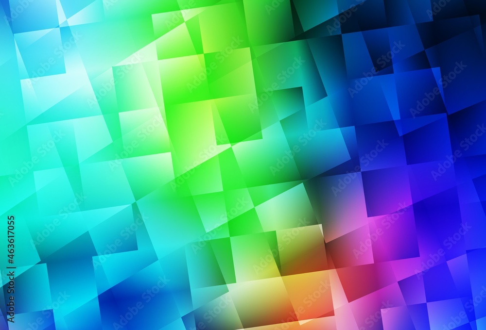 Light Blue, Green vector layout with lines, rectangles. Light Blue, Green vector layout with lines, rectangles.