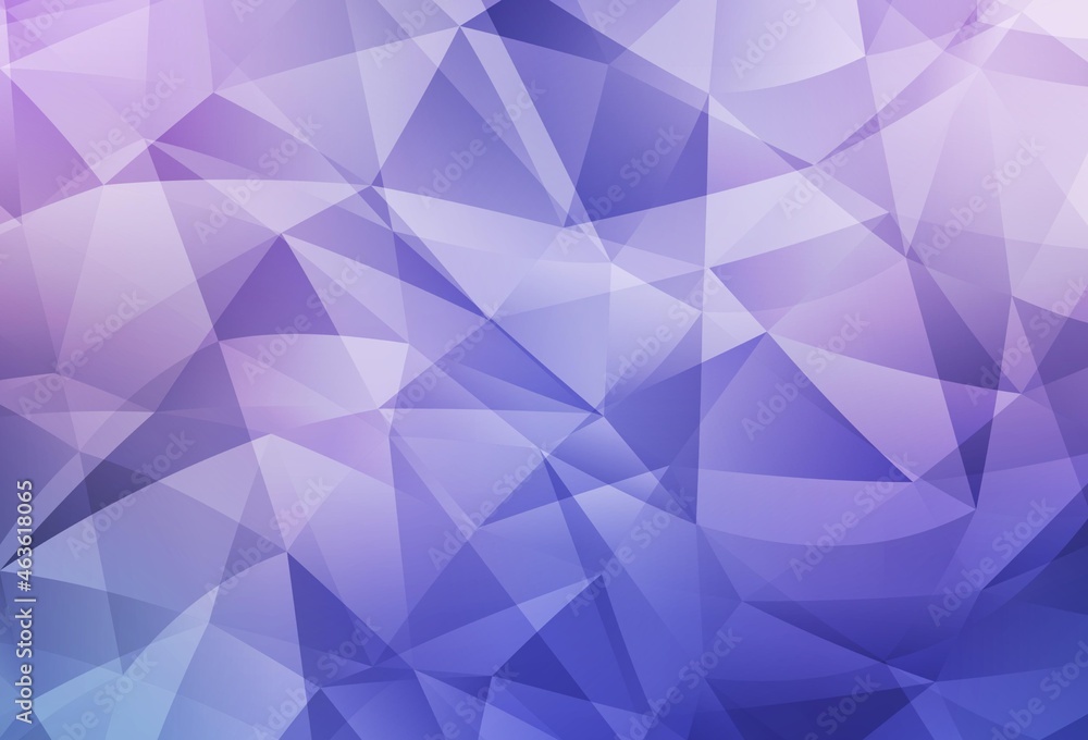 Fototapeta premium Light Pink, Blue vector abstract mosaic background.