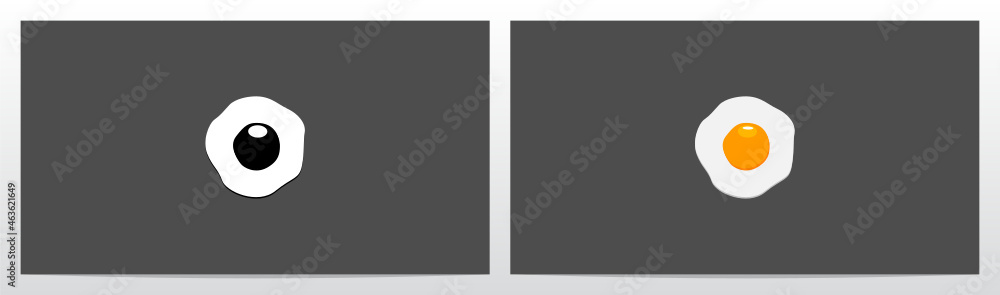 Sunny Side Up Egg On Letter Logo Design O Sunny Side Up Egg On Letter Logo Design O