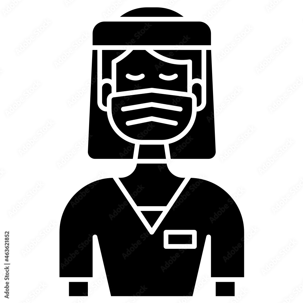 Nurse solid icon Nurse solid icon