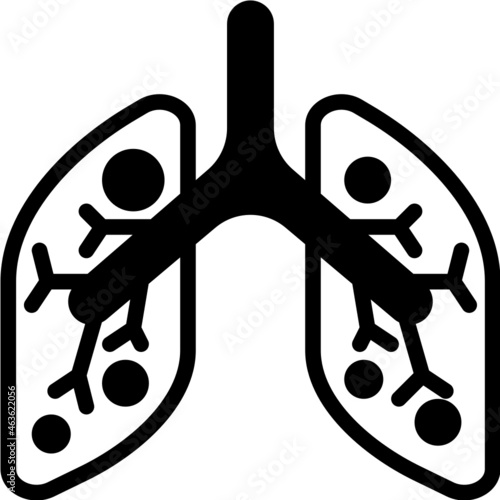 Infectious Disease  solid line icon