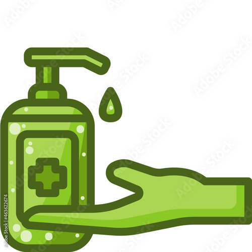 washing hand Two Tone icon