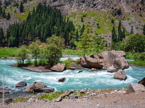 Driving through Matiltan and arrived at Paloga Valley, Kalam, Swat! Matiltan is located about 11 km away from Kalam. It is the location of large glaciers, thick forests and lofty mountain peaks. 