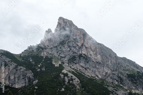View of dolomiti from passo Falzarego near Cortina d'Ampezzo © Matteo