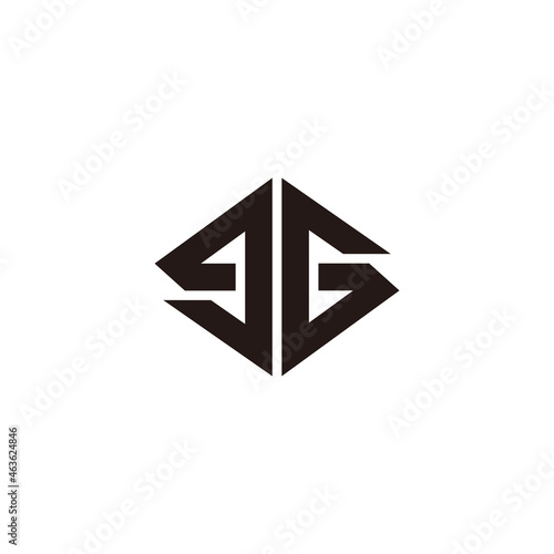 letter eg simple geometric line logo vector Free Download letter eg simple geometric line logo vector - GFXLoad