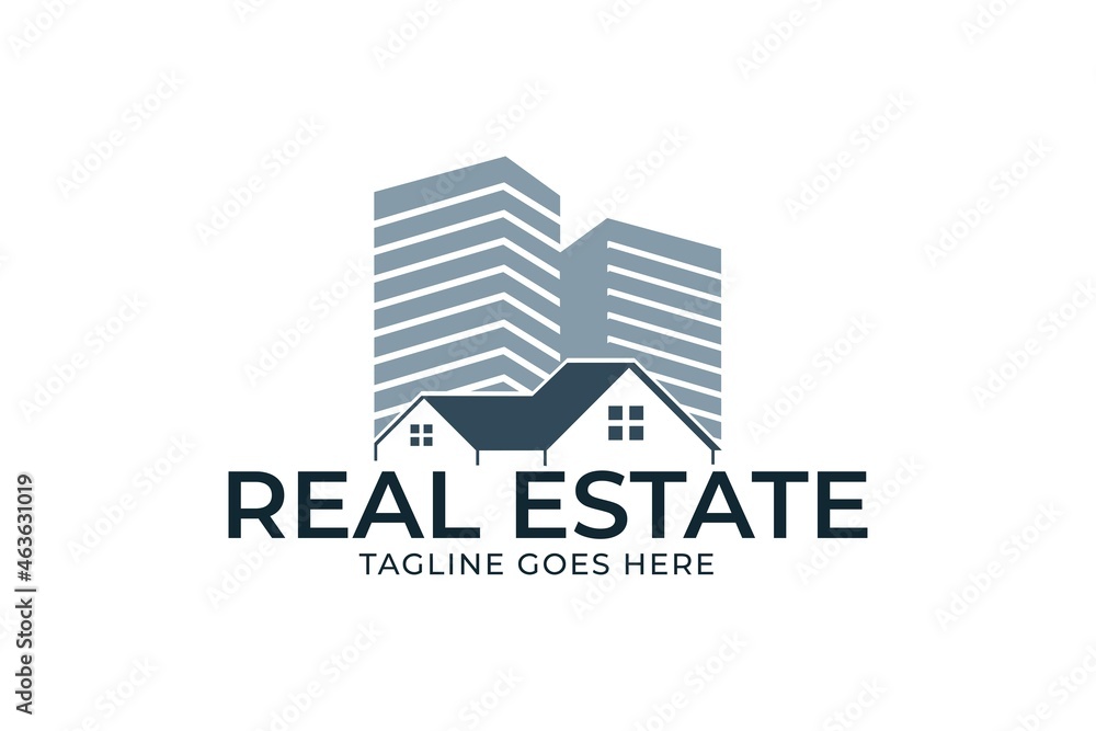 Real logo design, house logo template, home, construction logo, mortgage logo 
