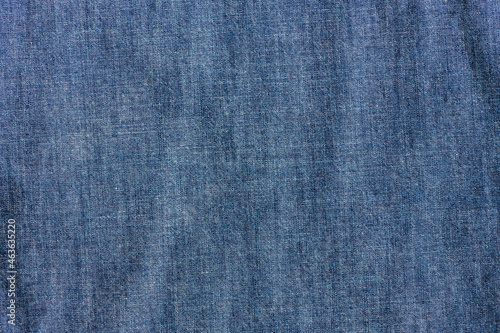 Closeup of Chambray jeans textile, cloth background
