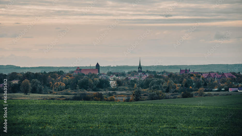 Panorama miasta Kętrzyn - obrazy, fototapety, plakaty 