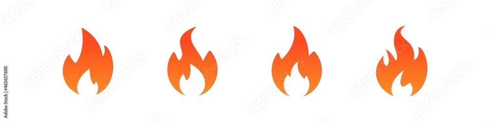 fire icon, flame sign burn symbol logo vector illustration isolated white background fire icon, flame sign burn symbol logo vector illustration isolated white background