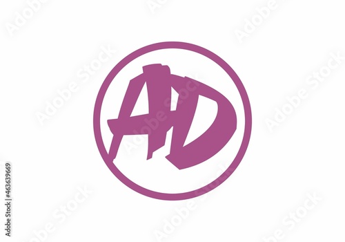 Unique shape of AD initial letter