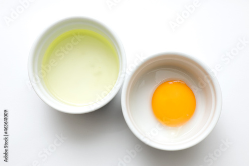 卵白と卵黄 photo