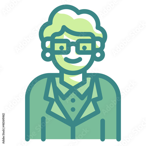 principal blue line icon