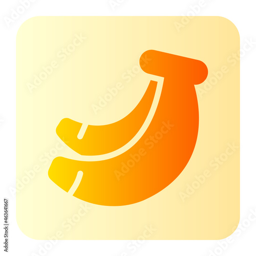 banana gradient icon