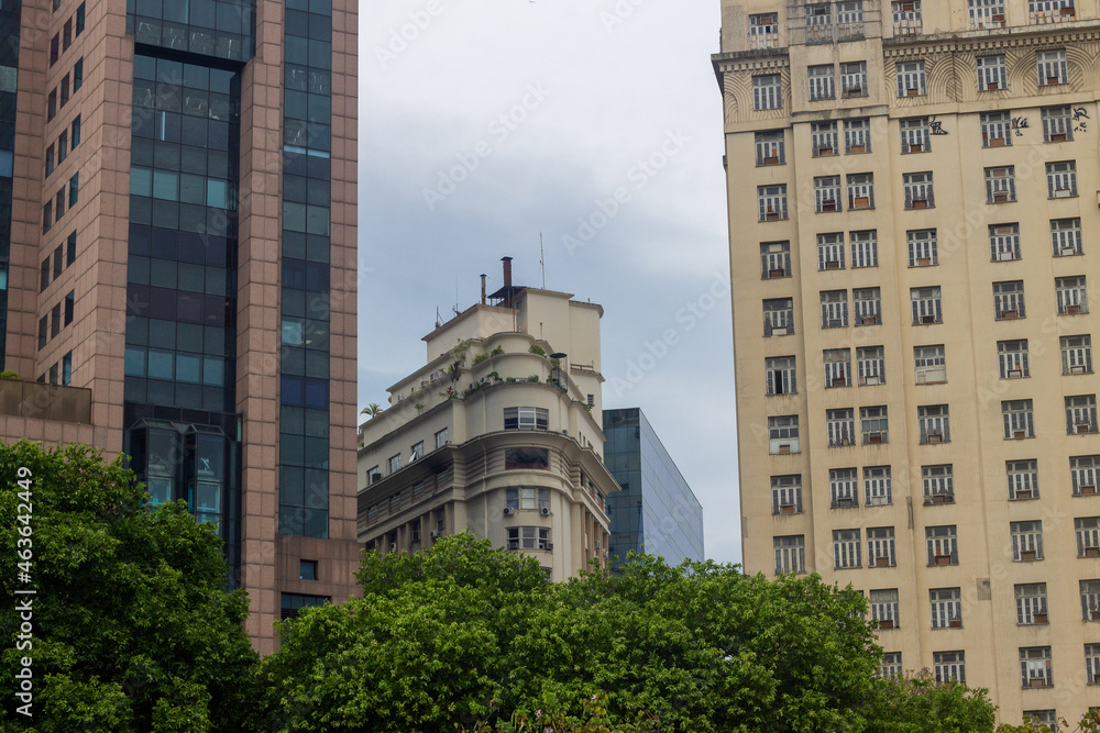 Fototapeta premium Historic buildings at Mauá Square, Rio de Janeiro