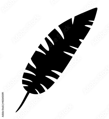 Abstract leafs on the white background. Vector