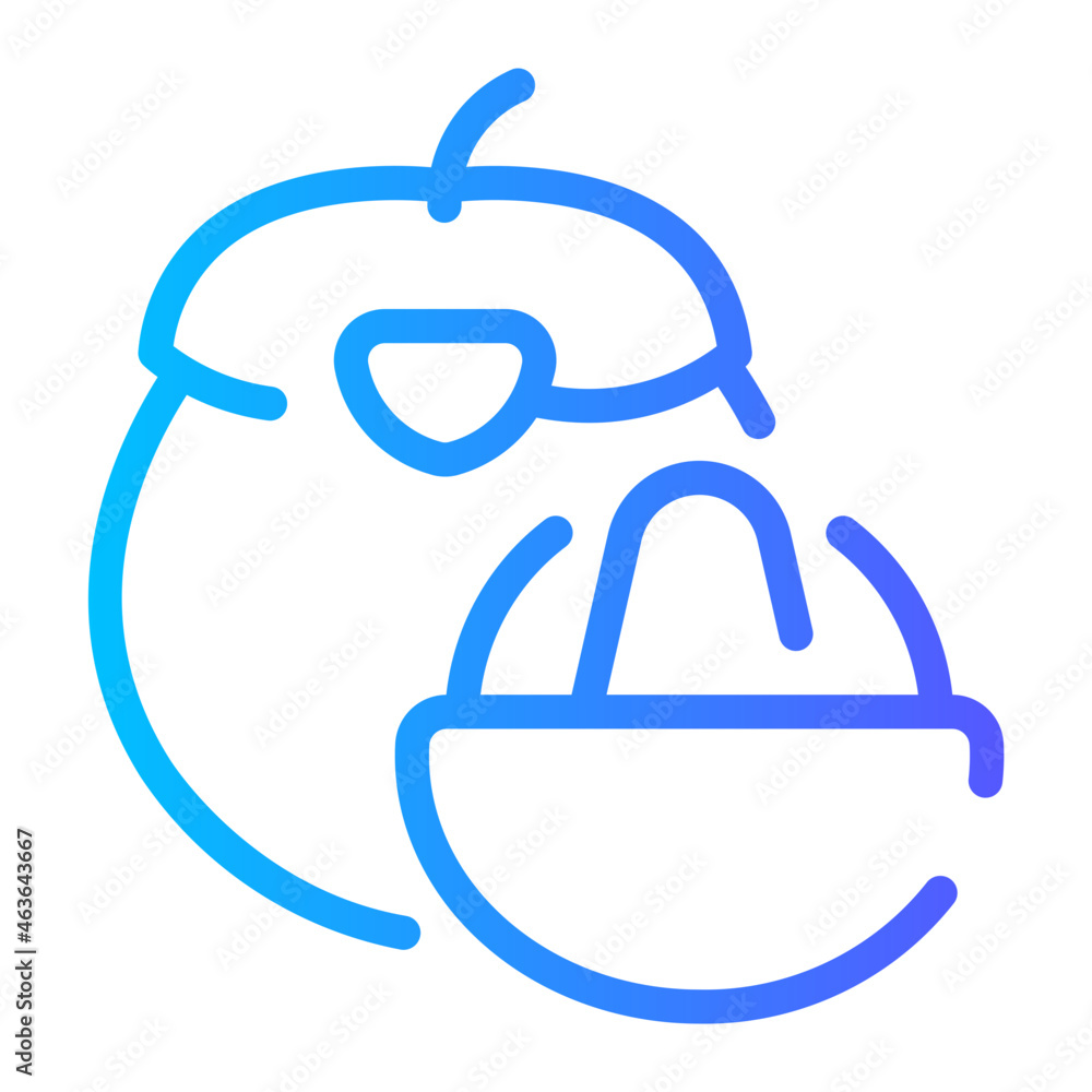mangosteen gradient icon