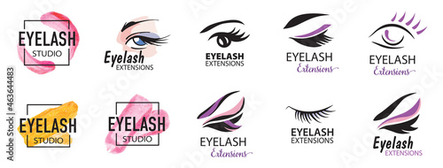 Vector logo of the beauty and eyelash studio