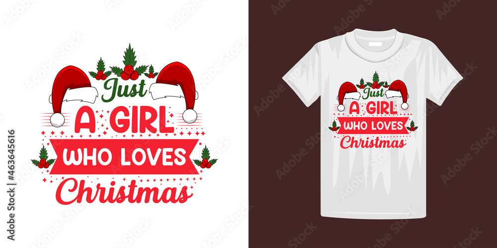 Merry Christmas Creative typography design. Good for t-shirt, mug, gift and other printing.
