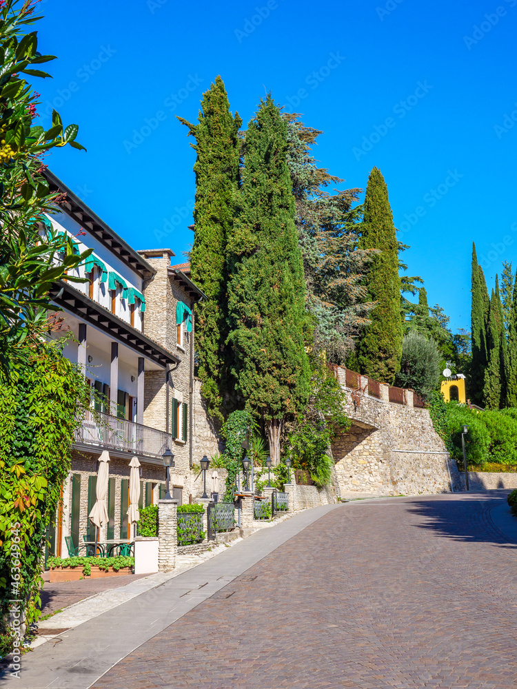 Sirmione city and garden sights Sirmione city and garden sights
