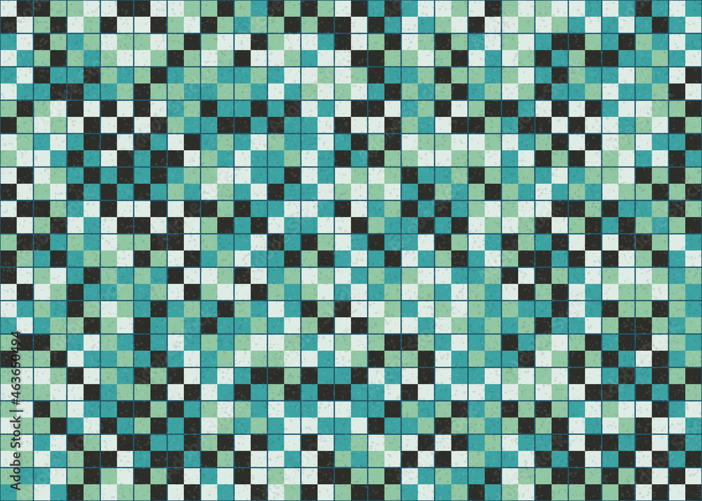 Abstract Geometric Pattern generative computational art illustration