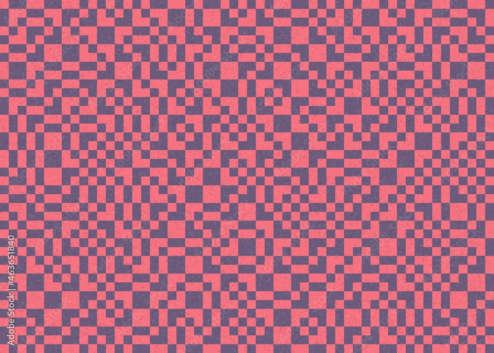 Fototapeta premium Abstract Geometric Pattern generative computational art illustration