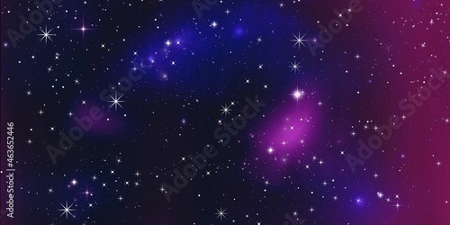 Chaotic space background. Planets, stars and galaxies in space © BillionPhotos.com
