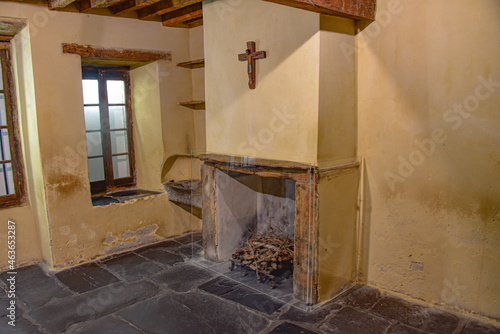 Quadro su tela Lourdes, France - 9 Oct 2021: Le Cachot, a small museum marking the childhood ho