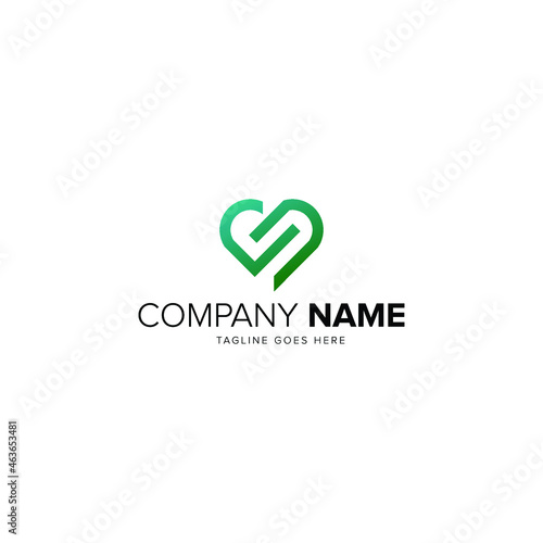 Initial letter S logo vector design template