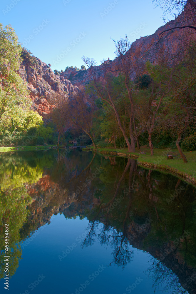 skały woda rzeka natura drzewa monasterio de piedra skały woda rzeka natura drzewa monasterio de piedra