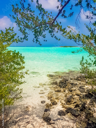 Natural tropical turquoise sandbank islands Madivaru Finolhu Rasdhoo Atoll Maldives. © arkadijschell