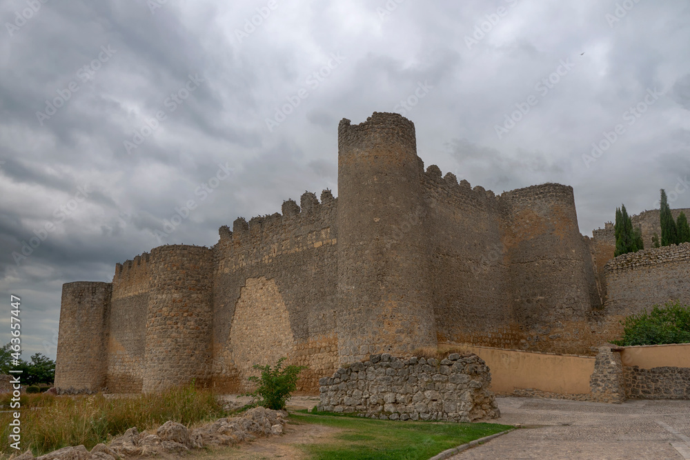 Castillo del municipio de Urueña en la provincia de Valladolid, España