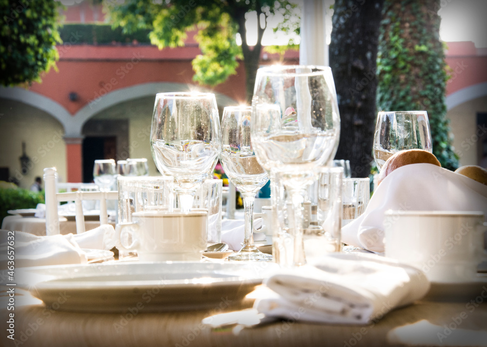 Fototapeta premium COPAS DE CRISTAL, GLASS CUPS