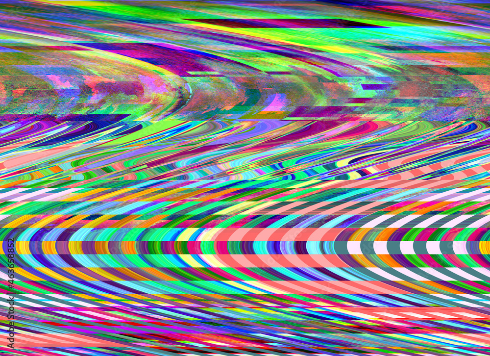 Noise TV Digital Glitch Photo background Television signal fail Computer screen error Digital pixel noise abstract design Photo glitch and Data decay