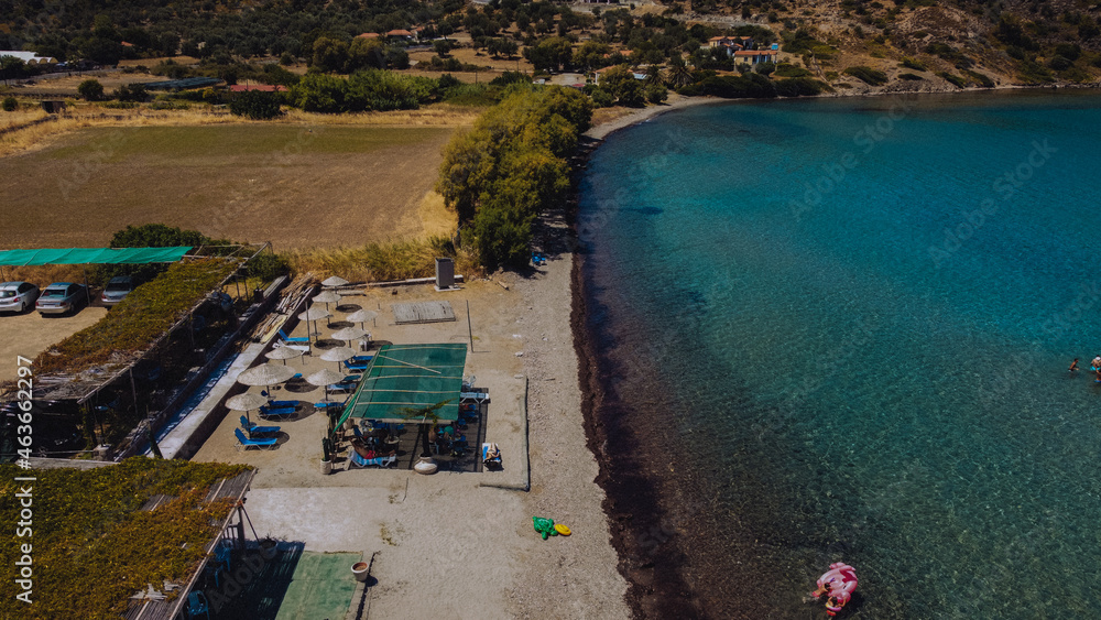 Local beach in Mytilene