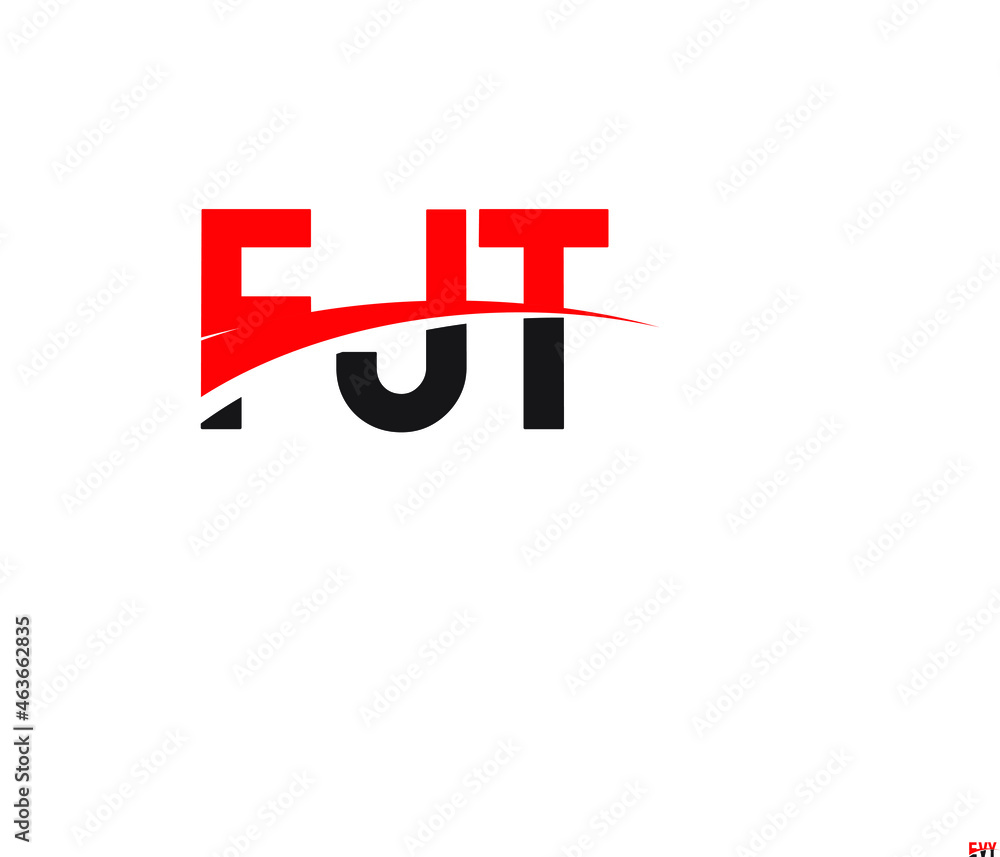 FJT Letter Initial Logo Design Vector Illustration FJT Letter Initial Logo Design Vector Illustration