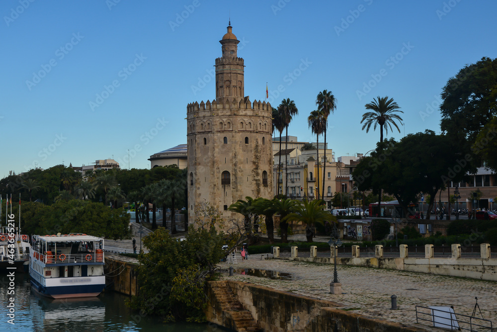 The Golden Tower in Seville.