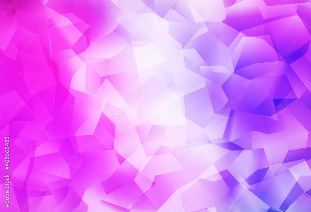Light Purple, Pink vector polygonal background. Light Purple, Pink vector polygonal background.